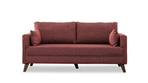 Hanah Home Pohovka BELLA bordó 177 cm 825BLC1515