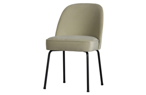 BePureHome Sametová jídelní židle VOGUE pistácie