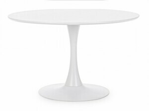 BIZZOTTO Kulatý jídelní stůl BLOOM bílý 120cm 0732981