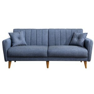 Atelier del sofa Rozkládací pohovka AQUA tmavě modrá 202 cm 867UNQ1314