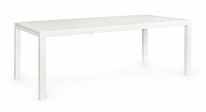 BIZZOTTO Rozkládací zahradní stůl HILDE 200x100cm bílý 0663403
