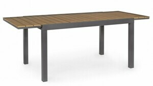 BIZZOTTO Rozkládací zahradní stůl ELIAS 140x90 cm antracit 0662179