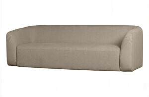 BePureHome Třímístná pohovka SLOPING krémová 801270-N