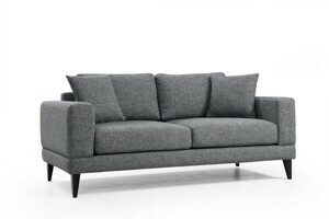 Hanah Home Dvoumístná pohovka NORDIC šedá 180 cm 560ARE1504