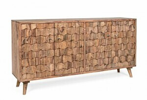 BIZZOTTO komoda KANT se 4 dvířky 90x177 cm 0746598