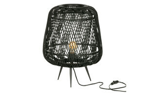 WOOOD stolní lampa MOZA černá 373292-Z