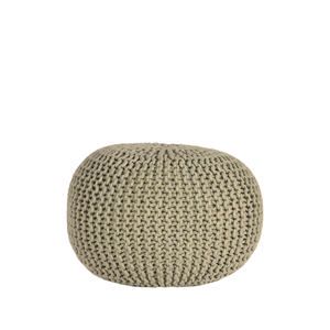 LABEL51 pletený puf GEBREID olivový M Color: Olive green SH-24.060