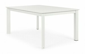 BIZZOTTO Rozkládací zahradní stůl KONNOR 160x110-160 cm bílý 0662754