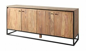 BIZZOTTO dřevěný příborník NARTAN hnědý 175x45 cm 0746949