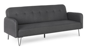 BIZZOTTO Rozkládací pohovka BRIDJET 200 cm černá 0735213