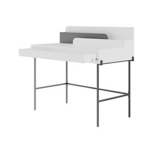 Kalune design Psací stůl LEILA bílo-šedý 793ELG3808