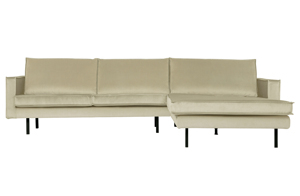 BePureHome Rohová pohovka RODEO pravý roh pistácie 300cm 800902-206