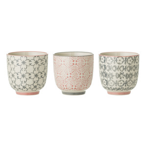 BLOOMINGVILLE Set 3 hrnků CECILE 180 ml 21100409