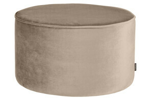 WOOOD Pouf SARA khaki samet 350410-KG