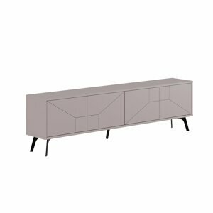 KALUNE DESIGN dřevěný TV stolek DUNE světlý 50x180 cm 855DTE3096