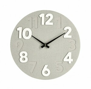 BIZZOTTO Nástěnné hodiny TIMING šedé 40cm 0182406