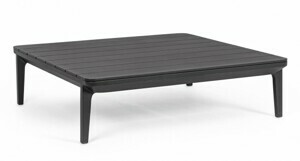 BIZZOTTO zahradní konferenční stolek MATRIX 99x99 cm antracit 0663423