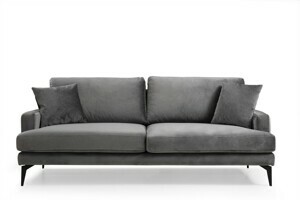 Atelier del sofa třímístná pohovka PAPIRA šedá 560ARE1309
