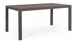 BIZZOTTO Rozkládací zahradní stůl HILDE 160x90 cm hnědý 0662981