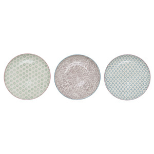 BLOOMINGVILLE set 3 talířů PATRIZIA ø25 cm 21105932