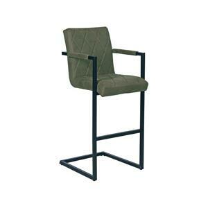 LABEL51 barová židle DENMARK armádní zelená Color: Army green UK-30.292