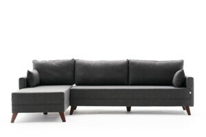 Hanah Home Designová pohovka BELLA antracit levá 275 cm 825BLC2577