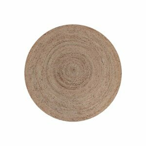 LABEL51 Kulatý koberec JUTE přírodní 90 cm SH-24.081