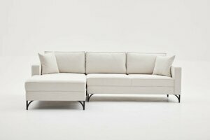 Hanah Home Rohová pohovka BERLIN krémová levá 258 cm 825BLC2803