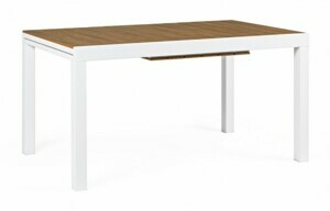 BIZZOTTO Rozkládací zahradní stůl ELIAS 140x90cm bílý 0662823
