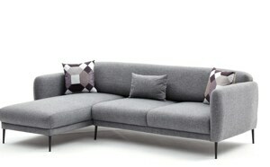 Hanah Home Rohová pohovka VENUS šedá levá 825BLC2767