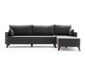 Hanah Home Designová pohovka BELLA antracit pravá 275 cm 825BLC2576