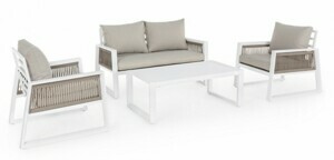 BIZZOTTO Zahradní sestava CAPTIVA bílá 0662584