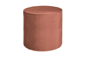 WOOOD Plyšový pouf SARA růžový 350409-31