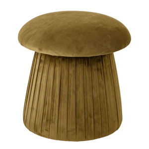 BLOOMINGVILLE Pouf ROBERTA hnědý 82046992