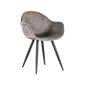 LABEL51 jídelní židle FORLI šedá Color: Grey FF-45.037