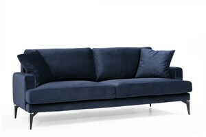 Atelier del sofa Třímístná pohovka PAPIRA námořnicky modrá 560ARE1308