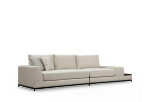 Hanah Home Čtyřmístná pohovka LINE béžová 320 cm 560ARE1316