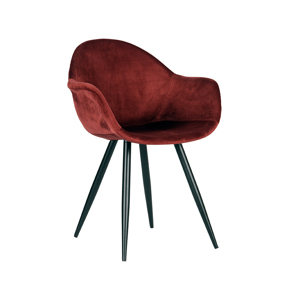LABEL51 jídelní židle FORLI červená Color: Red FF-45.038