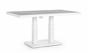 BIZZOTTO Zahradní stůl TRUMAN 140x85 cm bílý 0663342
