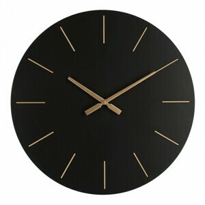 BIZZOTTO Nástěnné hodiny TIMELINE černé 60 cm 0182385