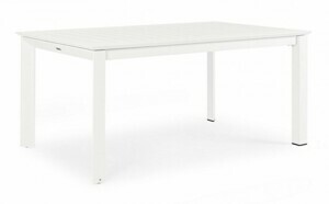 BIZZOTTO rozkládací zahradní stůl KONNOR 160/240x100 cm bílý 0662276
