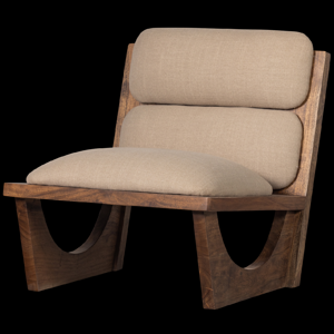 BePureHome Designové křeslo OPULENT světlé 801395-N