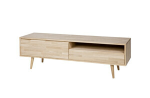 WOOOD Dřevěný TV stolek TYGO světlý 150 cm 370156-E