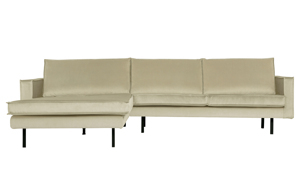 BePureHome Rohová pohovka RODEO levý roh pistácie 300cm 800905-206