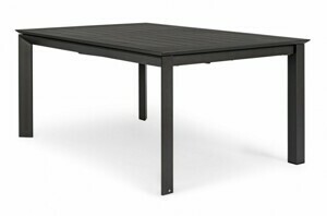 BIZZOTTO Rozkládací zahradní stůl KONNOR 160x110-160 cm antracit 0662756