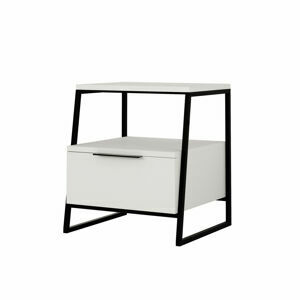 KALUNE DESIGN Noční stolek PAL bílý 855DTE3547