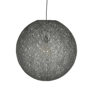 LABEL51 Závěsné světlo TWIST šedé 55cm QP-4042