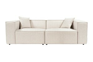 Hanah Home Dvoumístná pohovka LORA světle hnědá 220 cm