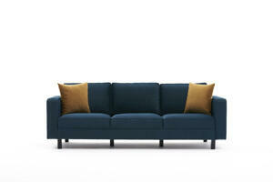 Hanah Home Třímístná pohovka KALE olejově zelená 222 cm 825BLC2728