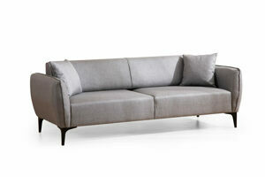 Hanah Home Třímístná pohovka BELISSIMO světle šedá 220 cm 560ARE1360